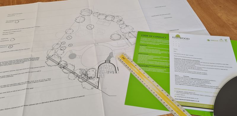 garden design print